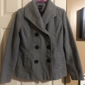 Rampage Gray Peacoat